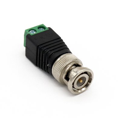Adaptador CCTV BROBOTIX 764786 - Negro c/ Verde, BNC Macho, Coaxial, Macho Adaptador CCTV BROBOTIX 764786 - Negro c/ Verde, BNC Macho, Coaxial, Macho